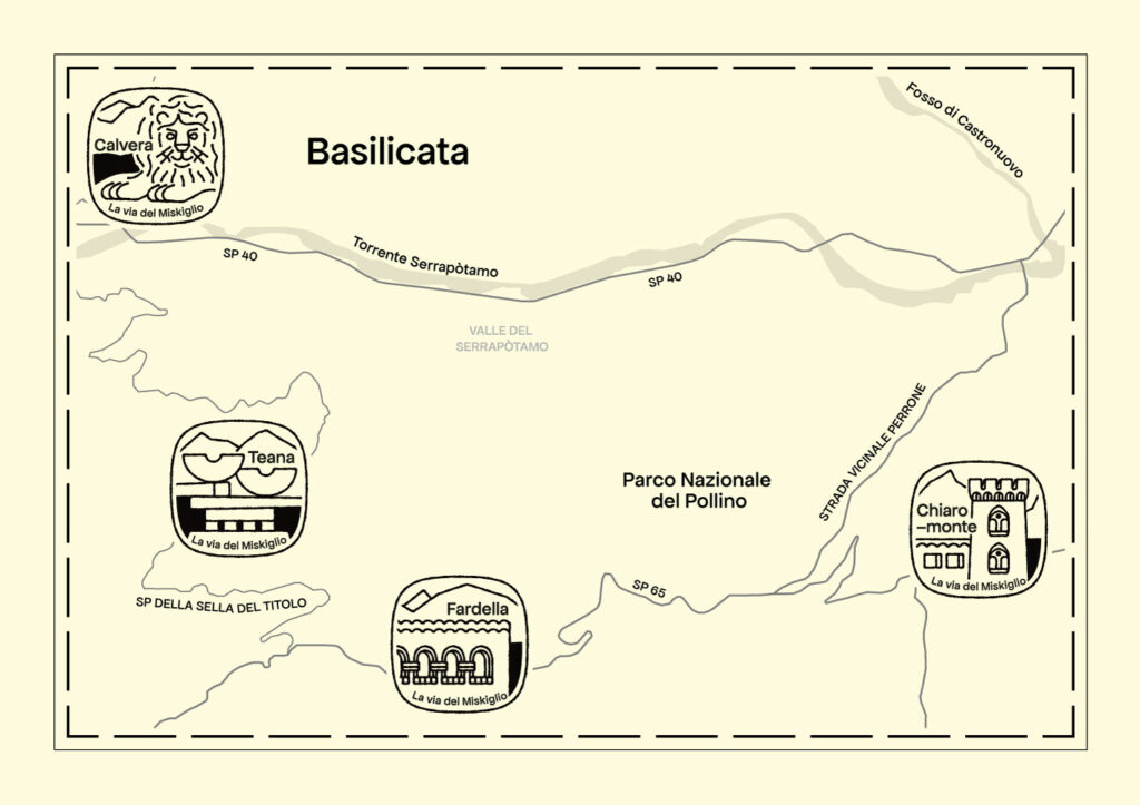 Mappa de La Via del Miskiglio